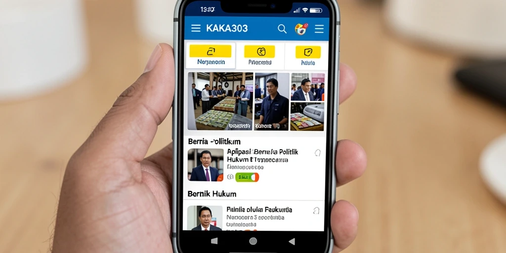 Tampilan antarmuka KAKA303 yang modern dan fungsional.