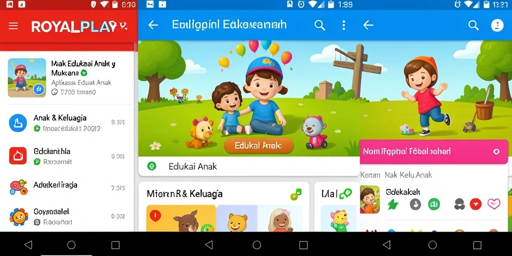 Antarmuka edukatif yang menarik dan interaktif dari ROYALPLAY.