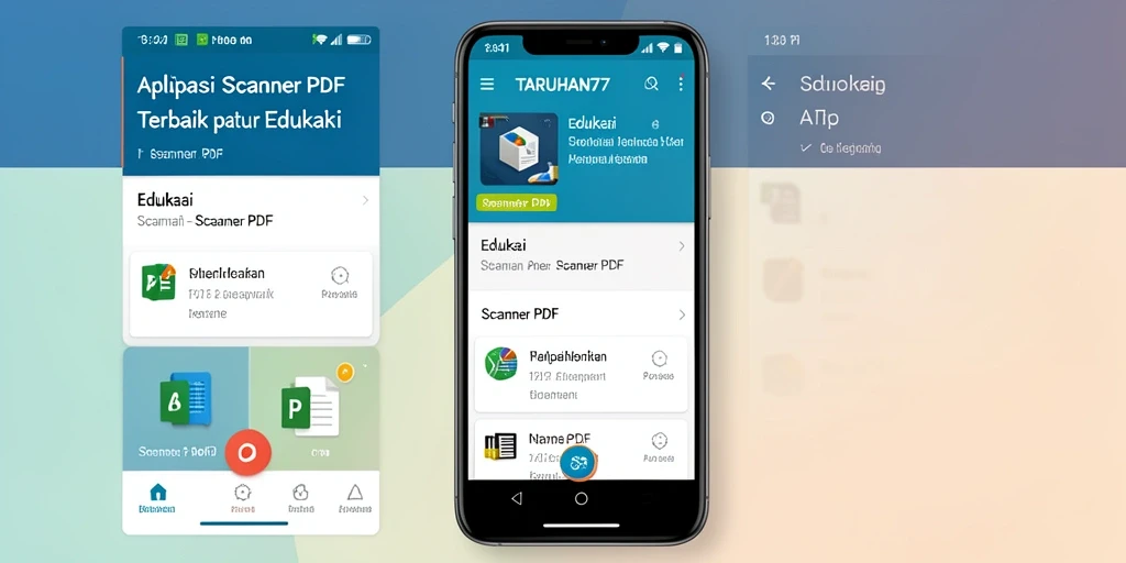 Antarmuka TARUHAN77 yang modern untuk Scanner PDF.