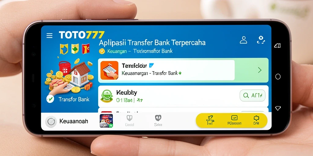 Antarmuka sederhana dan fungsional dari TOTO777 untuk Transfer Bank.